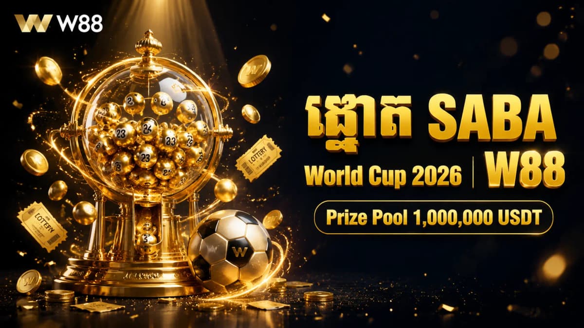 ឆ្នោតប្រចាំសប្តាហ៍ SABA & After Party — World Cup 2026 | W88
