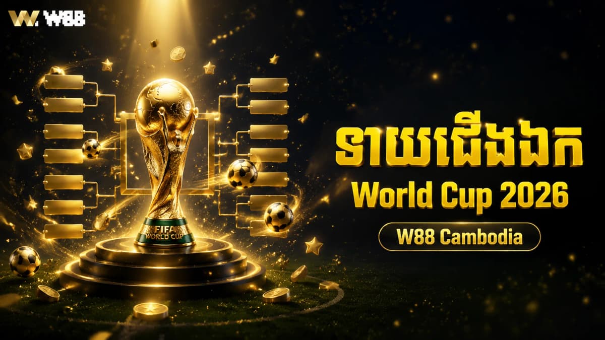 ទាយជើងឯក និងក្រុម 8 ចុងក្រោយ World Cup 2026 នៅ W88 — ឈ្នះរង្វាន់ USDT